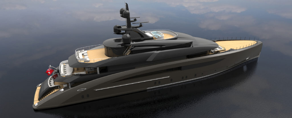 CRN unveils the concept of its new 62-metre yacht, currently under construction