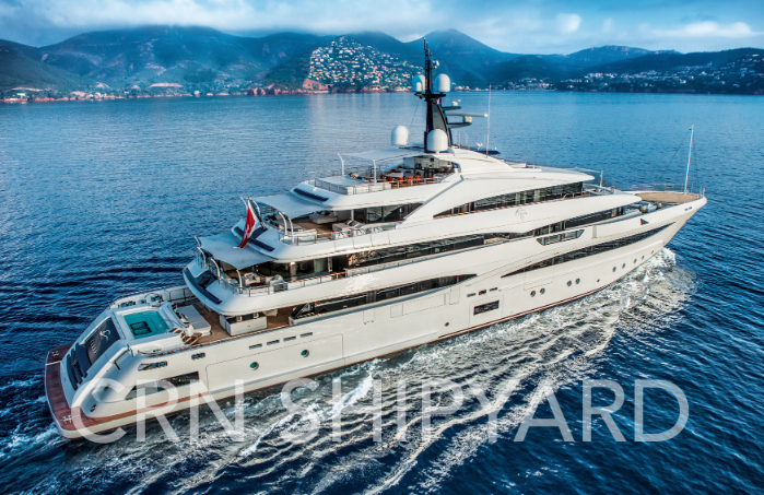 CRN to present M/Y cloud 9 at the Monaco yacht show 2017