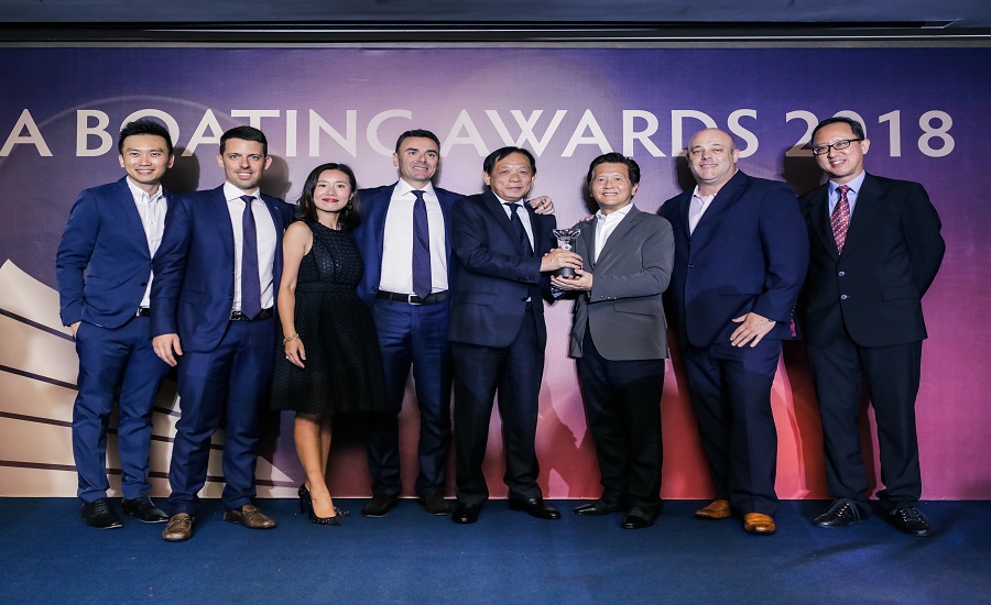 Azimut Yachts wins award for ‘BEST BRAND PRESENCE IN ASIA’ at Asia Boating Awards 2018