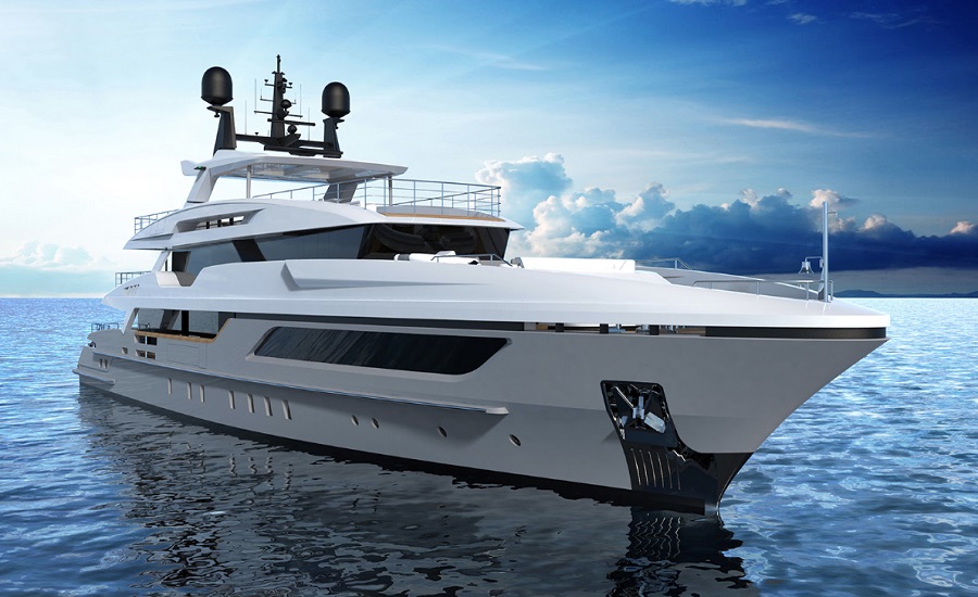 The launch of the Baglietto 48m hull #10228 is expected in July