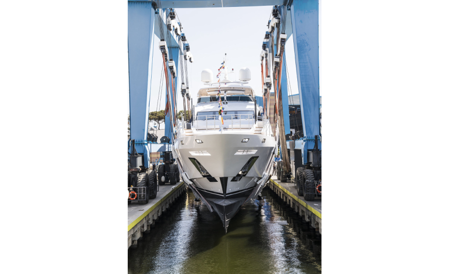 Benetti successfully launches M/Y Ironman, the sixth fast 140′ model