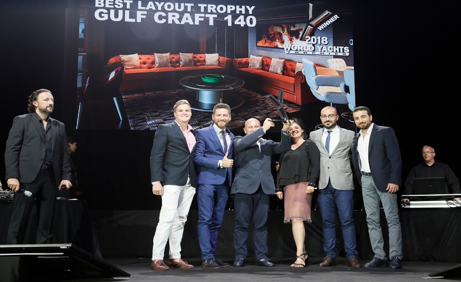 Gulf Craft’s Majesty 140 wins at the World Yachts Trophies during the Cannes Yachting Festival