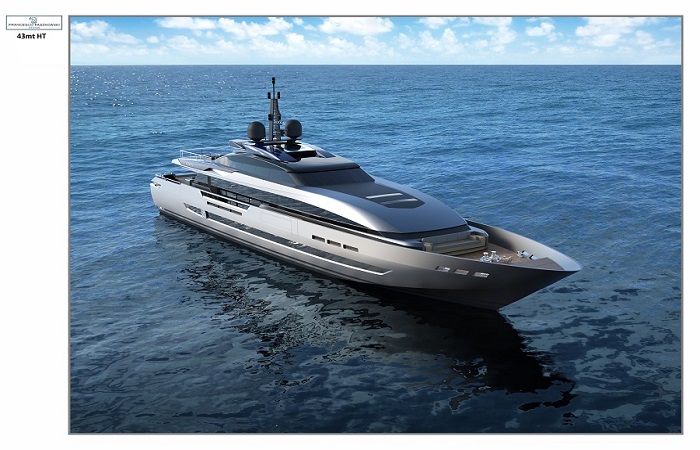 Baglietto at the MYS introduces major collaboration with Mulder Design for the 70 m project SESTANTE