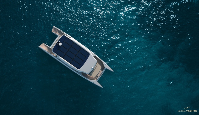 New solar electric yacht – Soel Senses 48