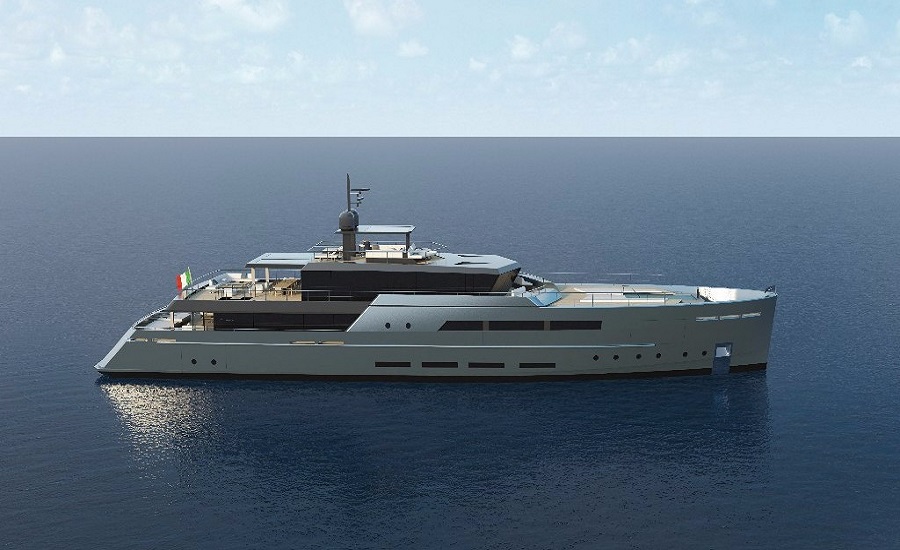 Baglietto introduces a new 55m project by Santa Maria Magnolfi and attends the Singapore yacht show