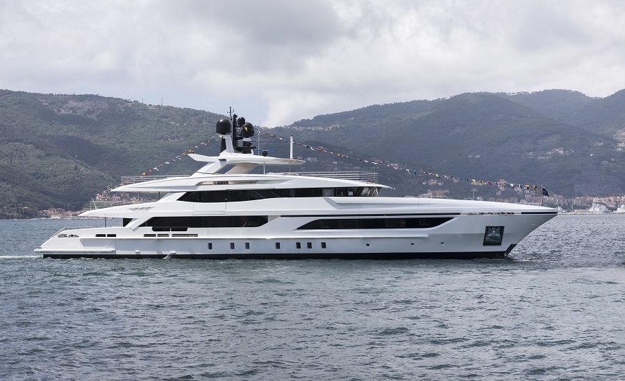 Baglietto launches Andiamo 48m motor yacht for a Mexican Owner