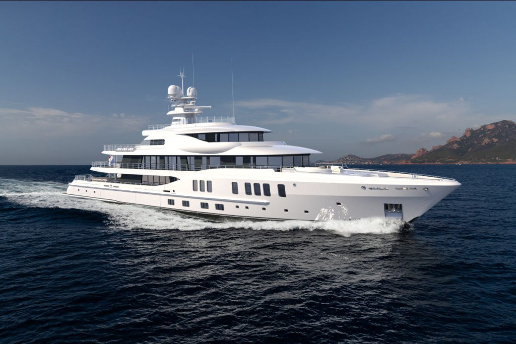 New 74-metre Amels 242 arrives in Holland following sale