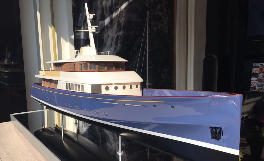 Royal Huisman: Project Marlin scale model unveiled