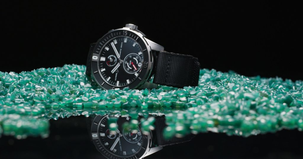 FROM THE SEA TO THE WRIST: LET’S RECYCLE.ULYSSE NARDIN IS INNOVATING WITH ITS FIRST RECYCLED FISHING NET WATCH STRAP:THE R-STRAP.