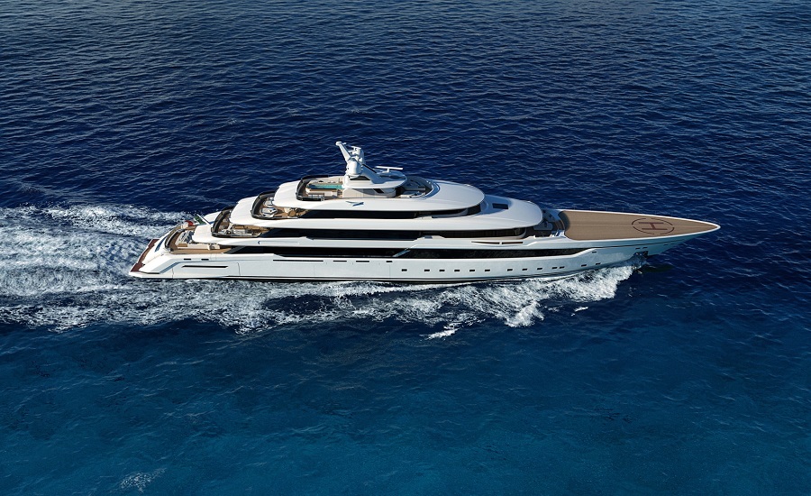 Columbus yachts unveils the new 80- metre unit