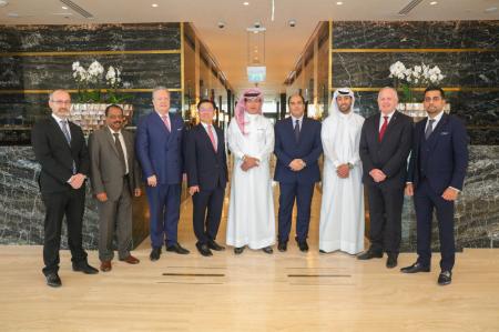 Senior officials from Dusit International, Al Majed Group at opening of luxury Dusit Doha Hotel