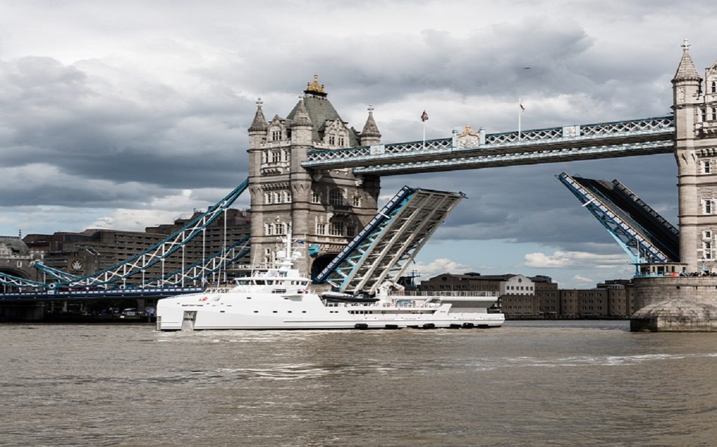 DAMEN’s GAME CHANGER shakes up London super yacht scene