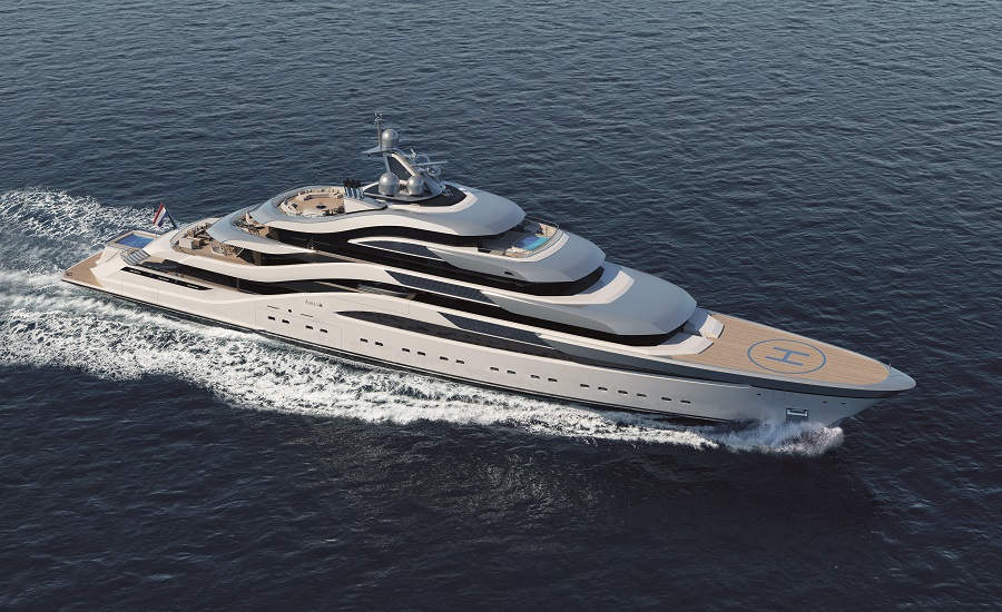 AMELS and H2 Yacht Design to unveil 111-metre AMELS Full Custom concept in Monaco