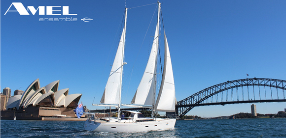 Amel at the 2017 Sydney Boat Show