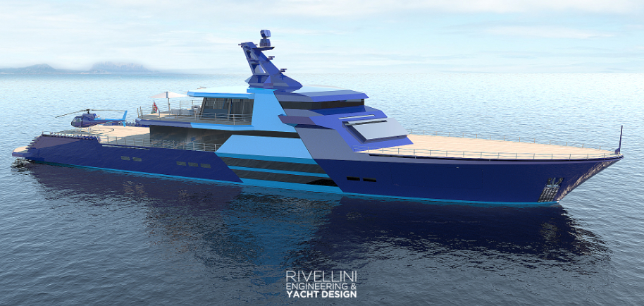 Valerio Rivellini designs Extended Explorer, the perfect concept for cruising around the world