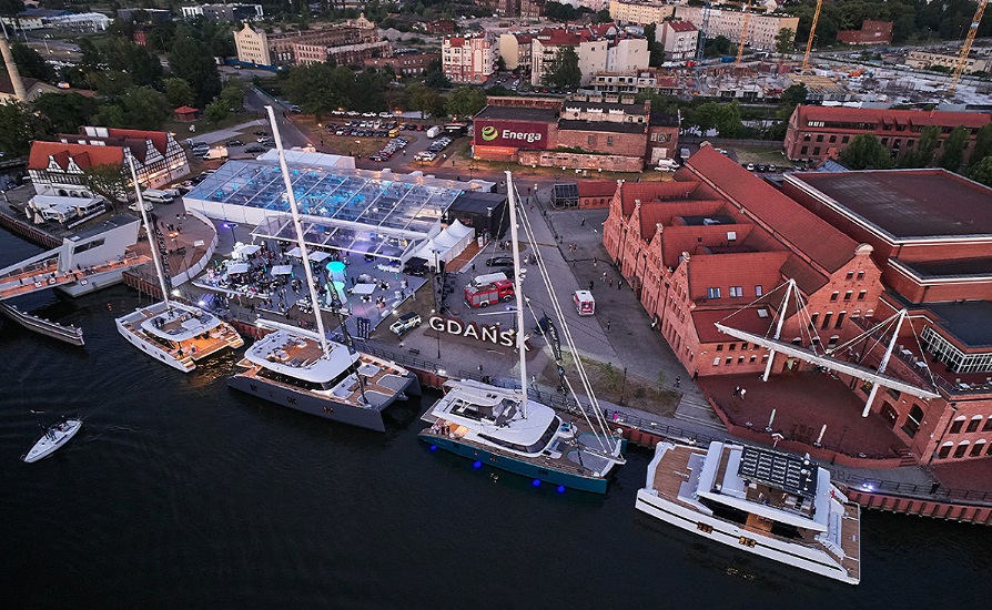 The new Sunreef 80 and Sunreef 60 a spectacular Pre-Premiere at the Pomorskie Rendez-Vous 2018