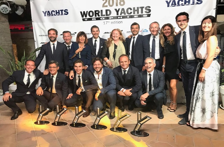 Ferretti group swept The World Yachts Trophies 2018 at Cannes Premieres