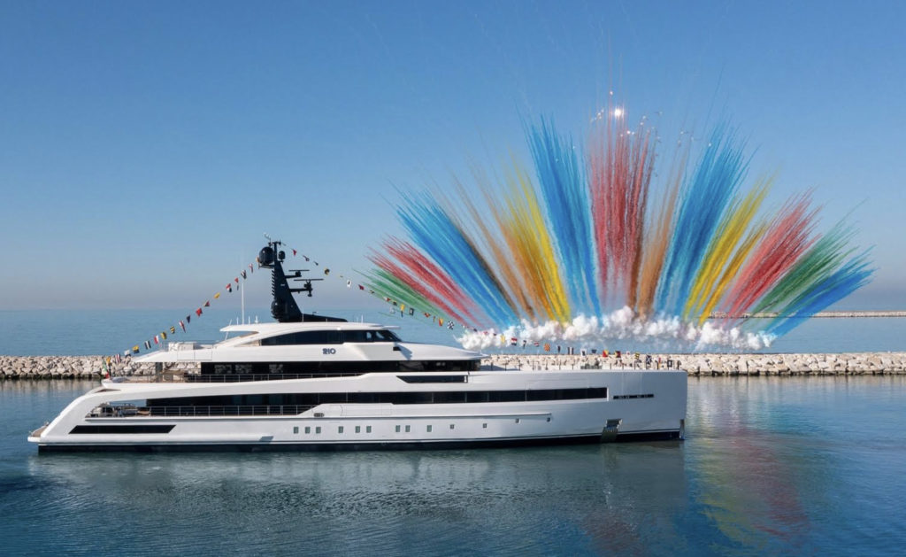 CRN LAUNCHES M/Y RIO SUPERYACHT AN ICON OF CREATIVITY AND BESPOKE QUALITY