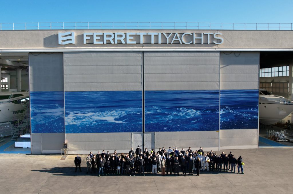 THE CATTOLICA SHIPYARD LAUNCHES FERRETTI YACHTS 780 CLUB B: NUMBER 36.