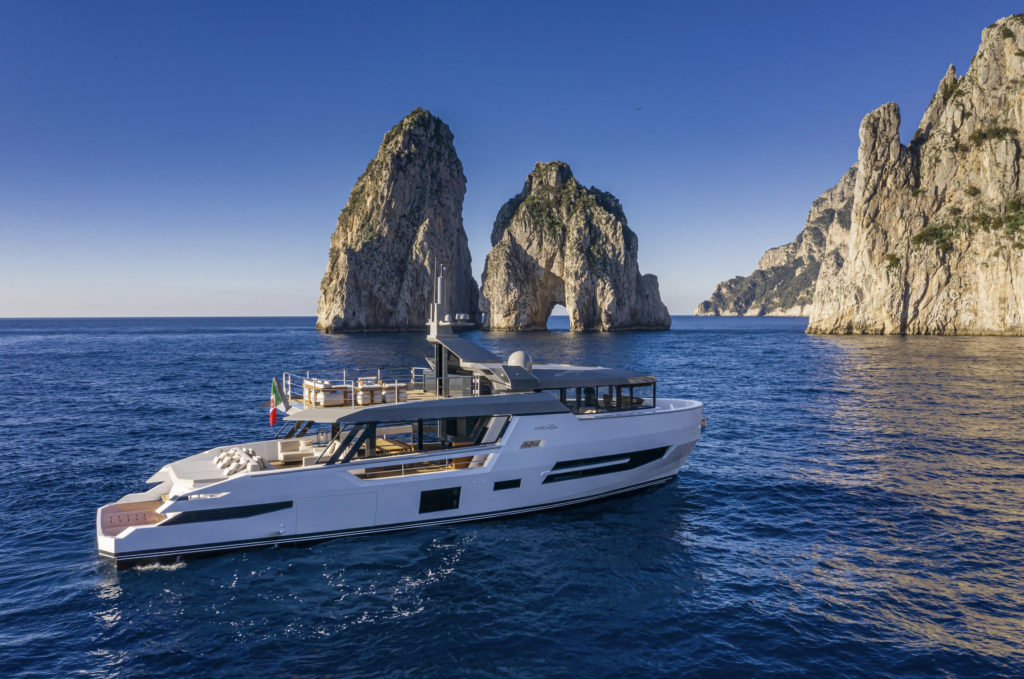 Arcadia Yachts makes its debut at the Venice boat show with Sherpa 80 XL