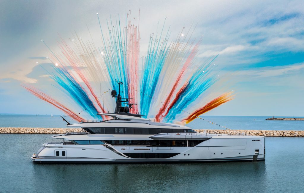 CRN launches the M/Y 141 superyacht, an icon of innovation and bespoke quality