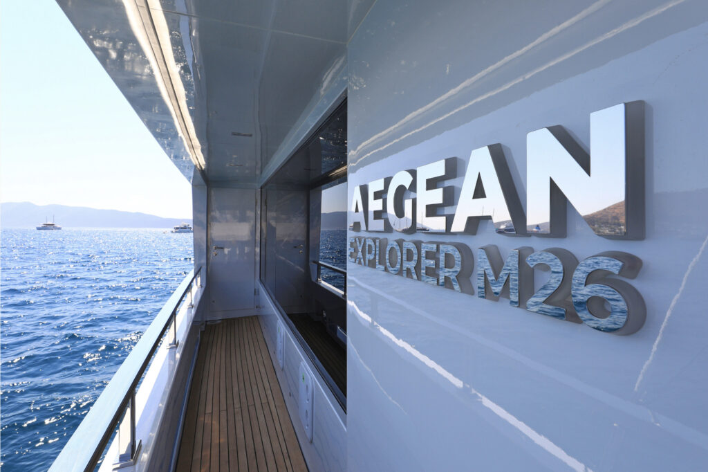 The Aegean yacht delivered the first unit Ukiel Aegean Explorer 26m