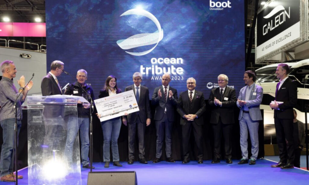 “Innovation Yachts” win “ocean tribute” Award 2023 of the Prince Albert II Foundation, the German Ocean Foundation and boot Düsseldorf