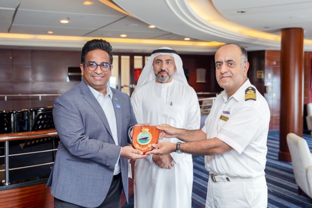 Dubai Harbour welcomes the maiden call of Queen Mary 2 on her annual world cruise