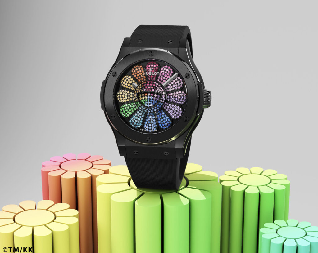 HUBLOT AND TAKASHI MURAKAMI LAUNCH ACOLLECTION OF 13 UNIQUE WATCHES AND 13UNIQUE NFTs