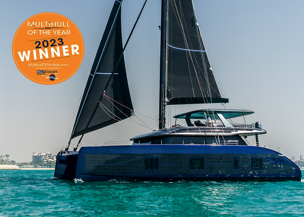 MULTIHULL OF THE YEAR 2023: TRIUMPH OF THE SUNREEF 80 ECO