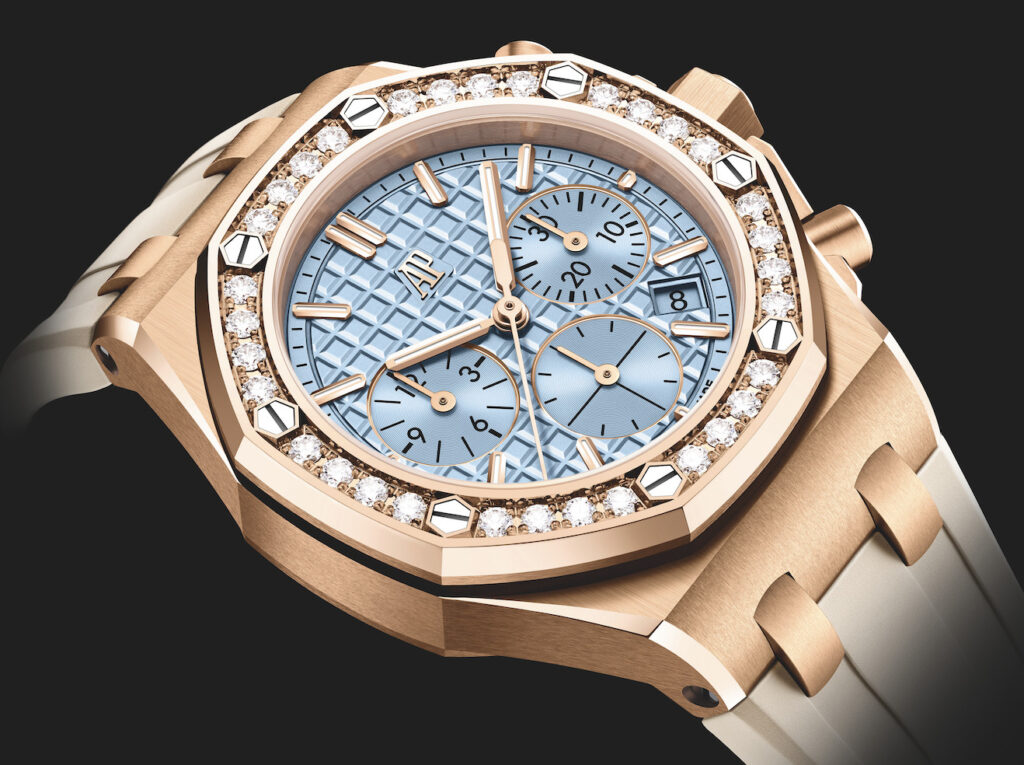 AUDEMARS PIGUET UNVEILS FOUR NEW 37 MM ROYAL OAK OFFSHORE SELFWINDING CHRONOGRAPHS WITH AN ARRAY OF GEMSETTING VARIATIONS