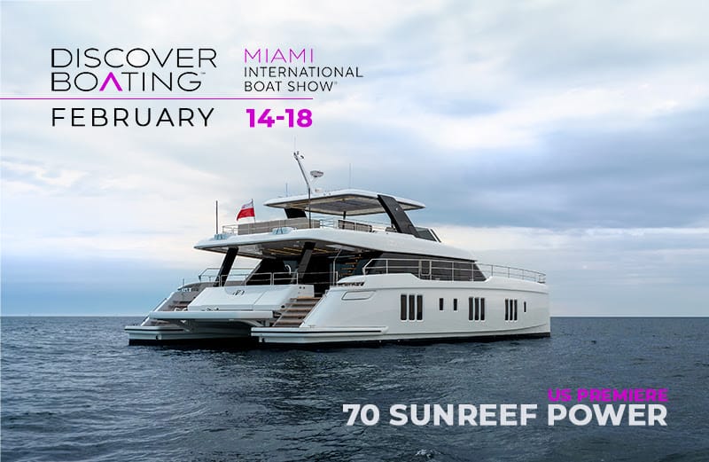 US PREMIERE OF THE 70 SUNREEF POWER AT THE MIBS 2024
