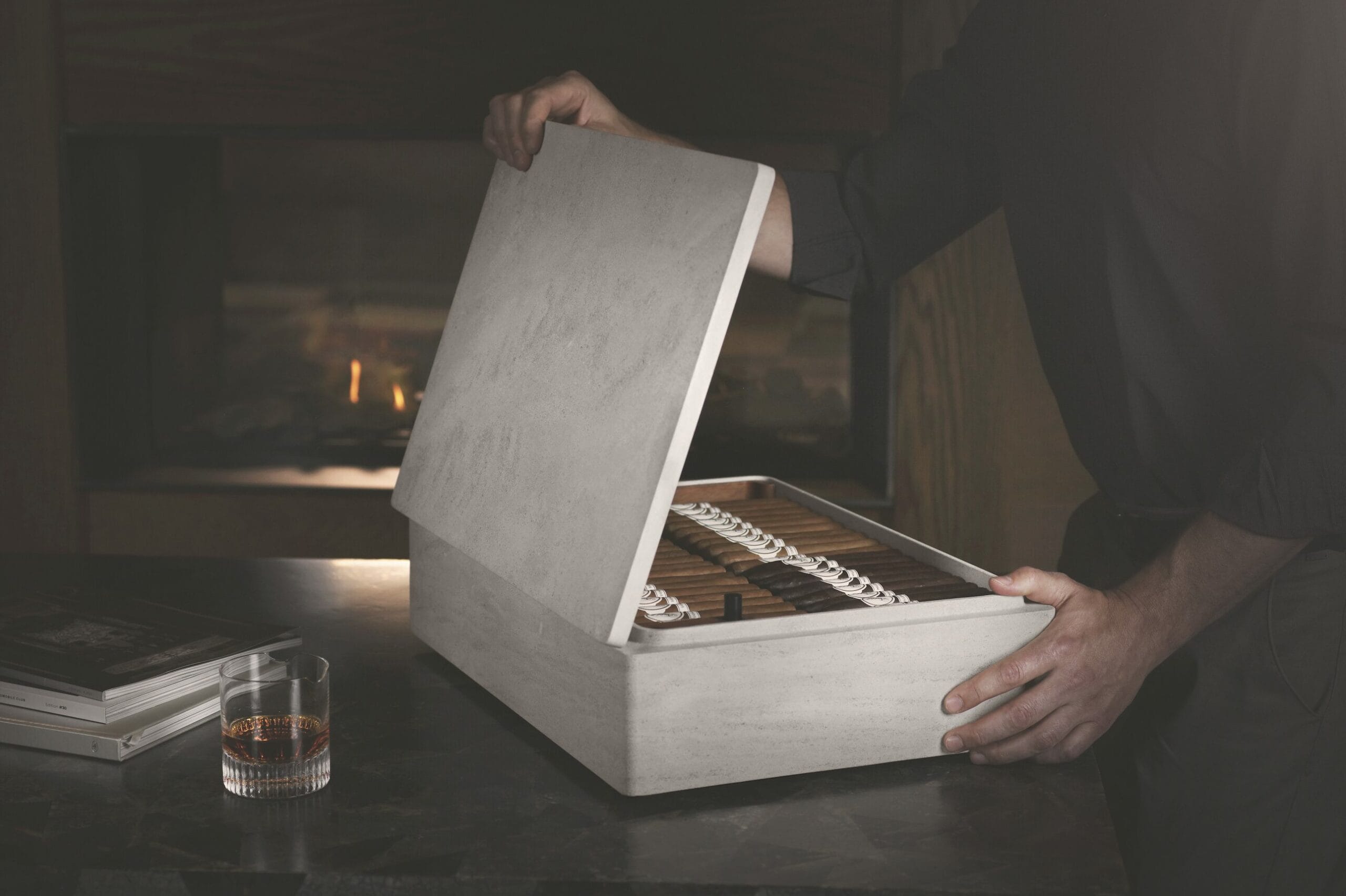 DAVIDOFF CIGARS CONTINUES TO SET A HIGH STANDARD FOR UNPARALLELED INNOVATION AND PRESENTS ITS HUMIDOR MADE ENTIRELY OF STONE – THE DAVIDOFF MONOLITH HUMIDOR